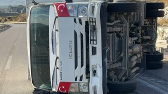 Merzifon-Suluova Karayolunda Maddi Hasarlı Trafik Kazası