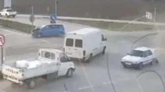 Amasya'da Kırmızı Işık İhlali Kazayla Sonuçlandı