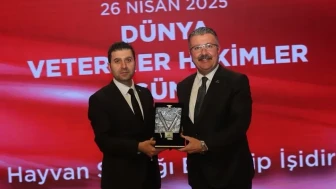 Dünya Veteriner Hekimler Günü'nde Alp Kargı'ya Onur