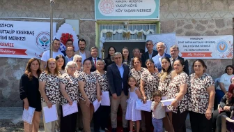Merzifon Gençlerinden Yakup Köyü’nde Anlamlı Katılım: El Emeği Sergisine Destek