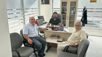 Türk Kızılayı Heyetinden PTT Merzifon Şubesine Nezaket Ziyareti