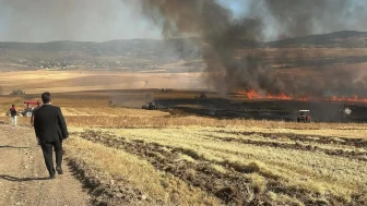 Sungurlu’da 3 Bin Dönüm Ekili Arazi Kül Oldu