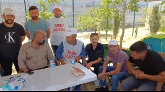 MHP Merzifon İlçe Başkanı Hüseyin Saka’dan Grevdeki İşçilere Destek Ziyareti