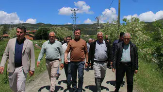 AK Parti Amasya Heyeti Sel Bölgesinde Sahaya İndi