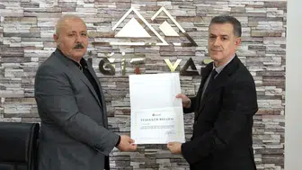 Vergi Dairesi’nden Yiğit İnşaat’a Teşekkür Belgesi