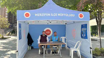 Merzifon’da Diyanet Vakfı’ndan Kurban Bağış Stantları