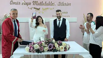 06.06.2026 Tarihi İçin Nikah Yoğunluğu! Merzifon’da 10 Çift “Evet” Dedi