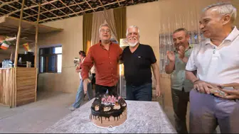 KGK Heyeti Çölde Pasta Kesti