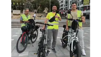 Amasya’da Sağlıklı Yaşam İçin Pedal Çevirdiler