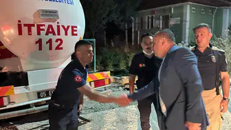 Başkan Sevindi’den Yangın Ekiplerine Teşekkür