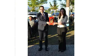 Merzifon Adliyesi'nde Tayini Çıkan Hakim ve Savcılara Veda Programı