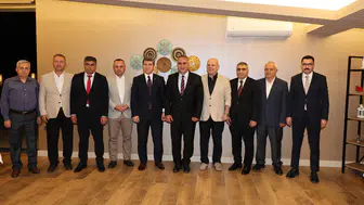 Amasya’da Tuğgeneral Halil Uğur Serin’e Veda Yemeği