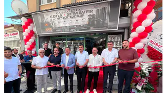 Merzifon’a Yeni Soba Market! Paşaoğlu Dualarla Açıldı