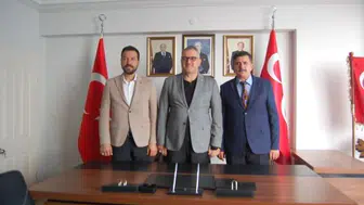 AK Parti Heyeti’nden MHP Merzifon Teşkilatına Ziyaret