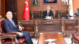 Amasya Müftüsü Yavuz Yeni Müftüyü Ağırladı