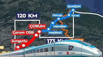 Hızlı Tren Merzifon Üzerinden Samsun’a Uzanacak: Ankara-Samsun 2,5 Saate Düşecek