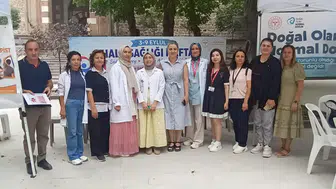 Merzifon’da Sağlık Sokağa Taşındı: Medrese Parkı’nda Ücretsiz Ölçüm ve Bilgilendirme