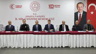 Amasya’da Eğitim Güvenliği İçin Bir Araya Geldiler