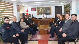 Yeni Parti Merzifon'dan Kaymakam Karaaslan’a Ziyaret!