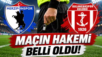Merzifonspor Maçının Hakemi Belli Oldu!