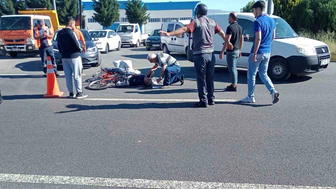 Otomobilin Çarptığı 86 Yaşındaki Bisikletli Yaralandı