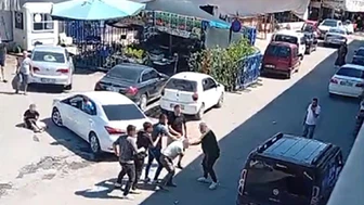 Pazarda Taciz İddiasına Meydan Dayağı