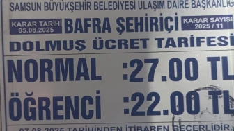 Dolmuş ücretlerine zam