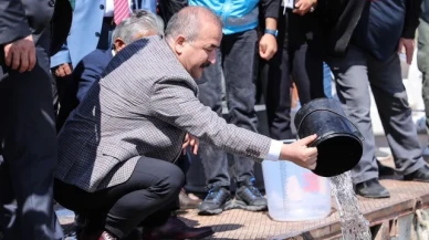 800 bin yavru sazan balığı suyla buluşturuldu
