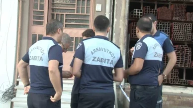 Arnavutköy'de hafriyat alımı esnasında bina kaydı