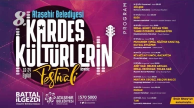 Ataşehir'de "Kardeş Kültürlerin Festivali" 16 Eylül'de başlıyor