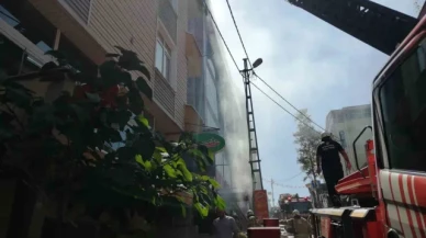 Ataşehir'de restoranda korkutan yangın: Bir kişi dumandan etkilendi