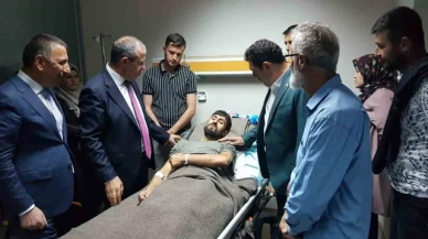 Bakan Yardımcısı Tancan, yaralı madencileri hastanede ziyaret etti
