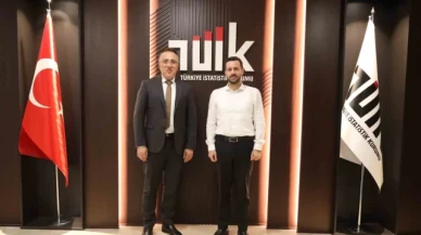 Başkan Savran TÜİK Başkanı Çetinkaya ile bir araya geldi