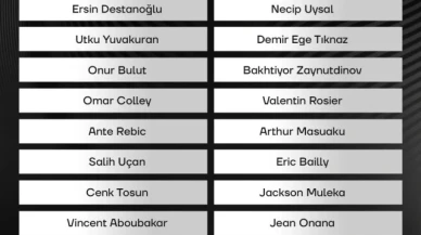 Beşiktaş'ın Trabzonspor maçı kamp kadrosu açıklandı