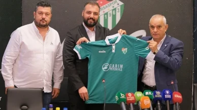 Bursaspor'un forma göğüs sponsoru Tarım ve Peyzaj A.Ş oldu