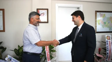 Cemar'dan Kaymakam Özdemir'e 'hayırlı olsun' ziyareti