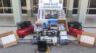 Çorum'da kaçak sigara operasyonu