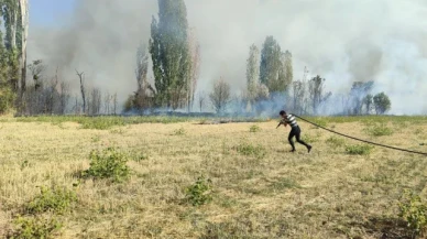 Çorum'da korkutan yangın