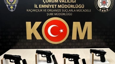 Çorum'da 4 ayrı operasyonda 8 kişi gözaltına alındı