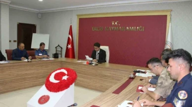Erciş'te okul güvenliği toplantısı yapıldı