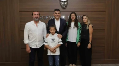 Fadıloğlu, Fenerbahçe'ye transfer olan Beril'i ağırladı