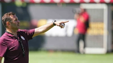 Galatasaray'da Zaha takımla çalıştı