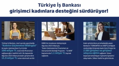 İş Bankası'nın girişimci kadınlara desteği sürüyor
