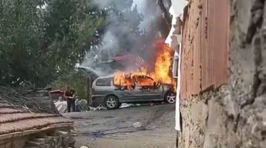 Kontağa bastığı gibi alev topuna döndü