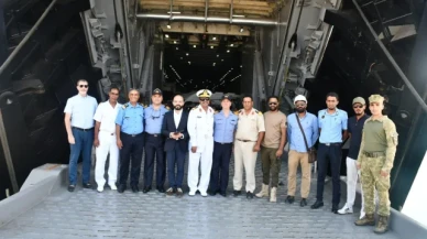 MSB: "TGC Sancaktar ve TGC Bayraktar gemilerimizin ulaştırdığı yardım malzemeleri Libyalı yetkililere teslim edildi"