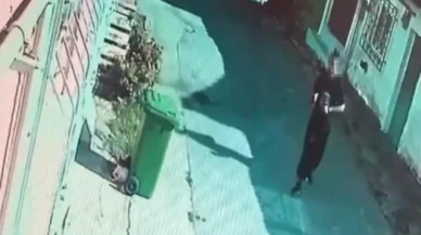 Örümcek adam gibi tırmandığı balkondan kıyafet çaldı