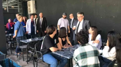Rektör Özölçer'den üniversite hastanesine ziyaret