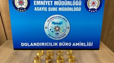Sahte altınla kuyumcuyu dolandıran şahıslar polisten kaçamadı: 2 gözaltı