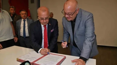 Salihli'ye kilit parke desteği için protokol imzalandı