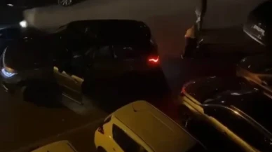 Sokak ortasında kadını darp edip, zorla araca bindirdiler